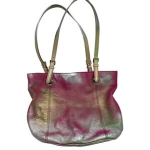 Michael Kors Leather Bag Customized Pink Gold